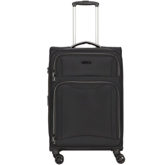 d&n Travel Line 9204 4 ruote Carrello M 66 cm con piega di espansione