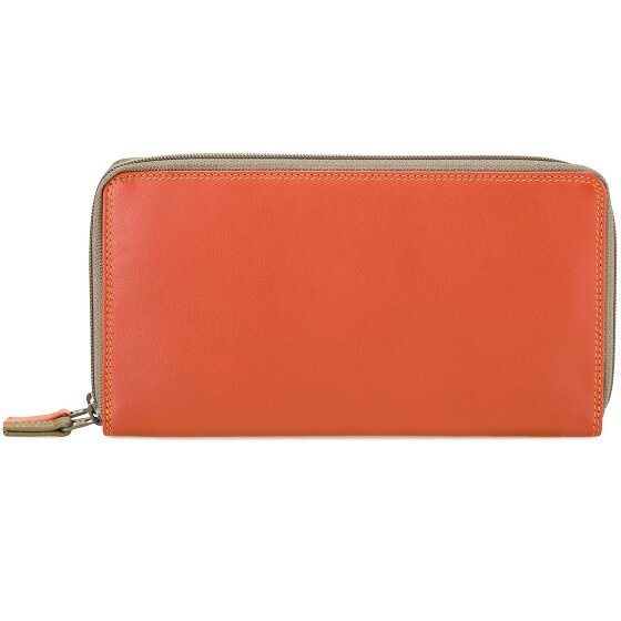 Mywalit Portafoglio grande in pelle con doppia zip 18 cm