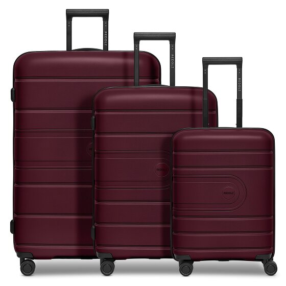Redolz Essentials 11 4 ruote Set di valigie 3 pezzi con piega di espansione Redolz Essentials 11 4 ruote Set di valigie 3 pezzi con piega di espansione