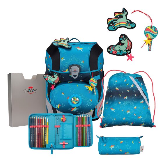 DerDieDas ErgoFlex Tiny LED Set di borse per la scuola