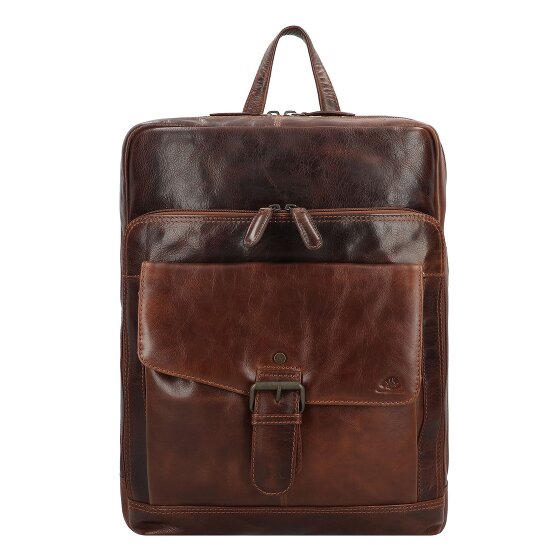 Greenburry Rugged Zaino da lavoro Pelle 39 cm Scomparto per laptop