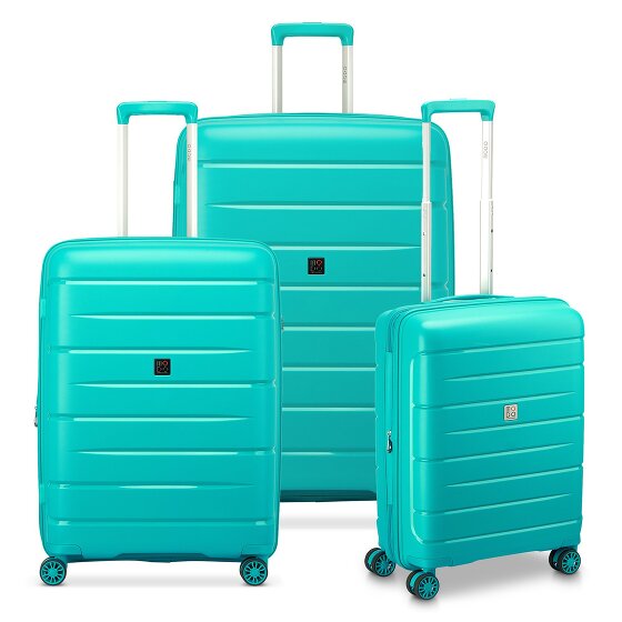 MODO by Roncato Starlight 3.0 4 ruote Set di valigie 3 pezzi con piega di espansione