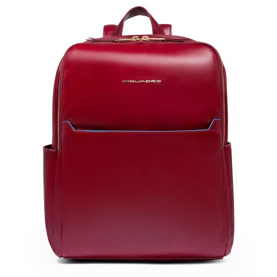 Piquadro Blue Square Zaino da giorno Protezione RFID Pelle 37 cm Scomparto per laptop