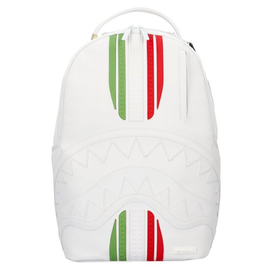Sprayground Italy Racing Stripes White Zaino da giorno 46 cm Scomparto per laptop