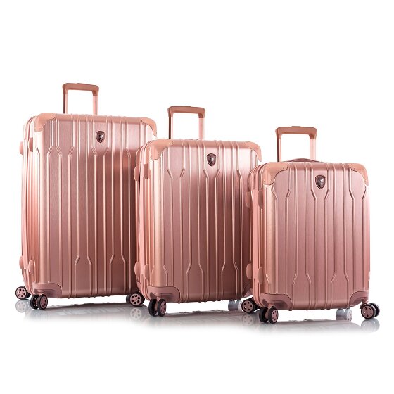 Heys Xtrak 4 ruote Set di valigie 3 pezzi con piega di espansione