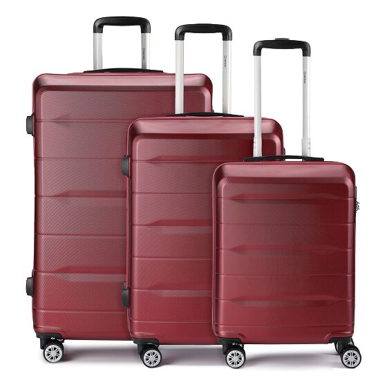Benzi 5583 4 ruote Set di valigie 3 pezzi