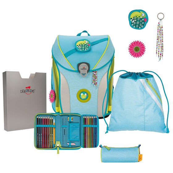 DerDieDas ErgoFlex Max LED Set di borse per la scuola 5 pezzi