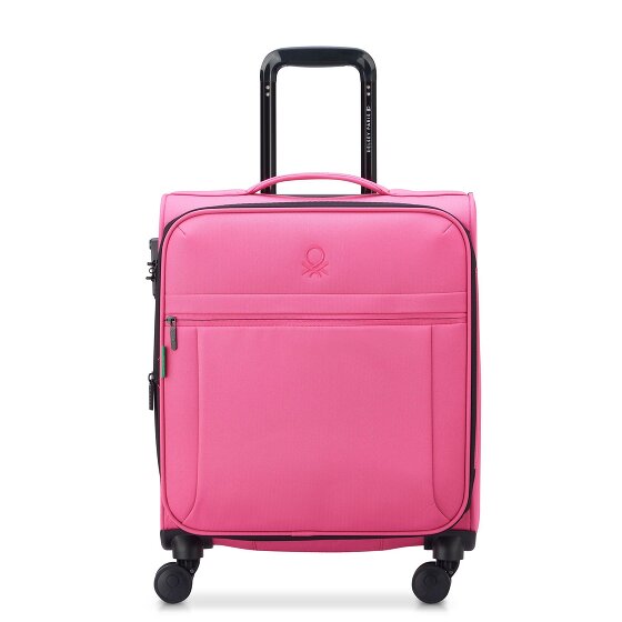 Delsey Paris x United Colors of Benetton BE Trolley da cabina a 4 ruote da 55 cm con piega elastica