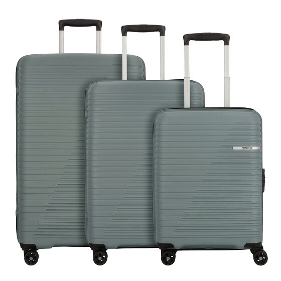 American Tourister Liftoff 4 ruote Set di valigie 3 pezzi con piega di espansione