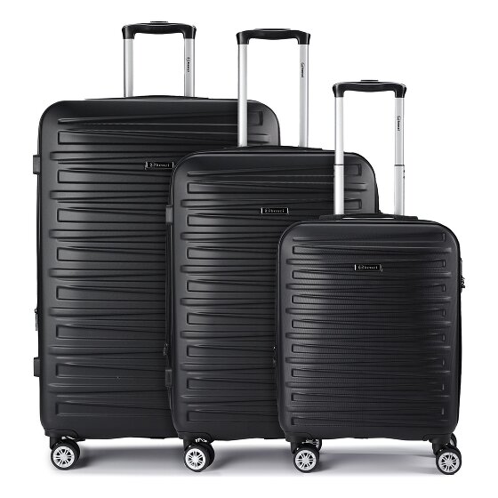 Benzi 5493 4 ruote Set di valigie 3 pezzi con piega di espansione