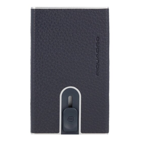 Piquadro Modus Custodia per carta di credito Protezione RFID Vera Pelle 6 cm