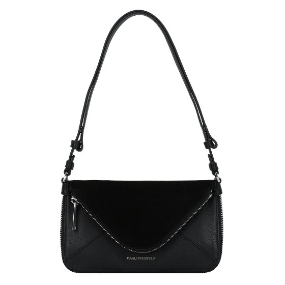 Karl Lagerfeld Behind the Seams Mini Borsa Borsa a tracolla Pelle 18 cm con piega di espansione