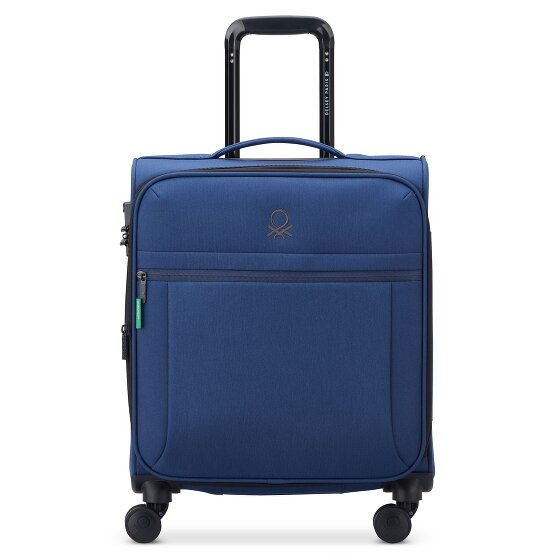 Delsey Paris x United Colors of Benetton BE Trolley da cabina a 4 ruote da 55 cm con piega elastica