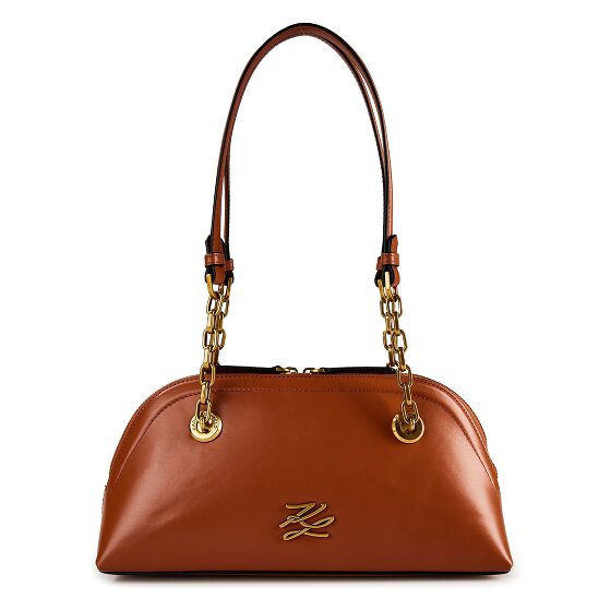 Karl Lagerfeld Autograph Borsa a spalla Vera Pelle 30 cm
