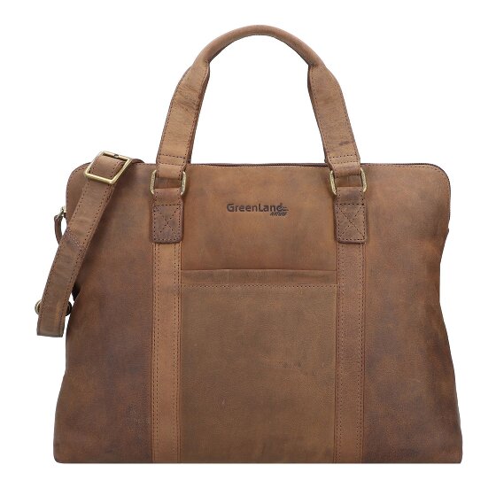 Greenland Nature Montenegro Cartella in pelle 40 cm Scomparto per computer portatile