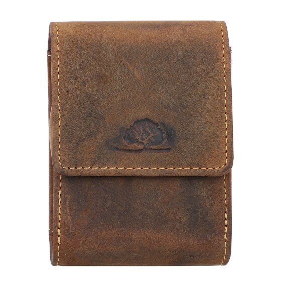 Greenburry Portasigarette vintage in pelle 7,5 cm