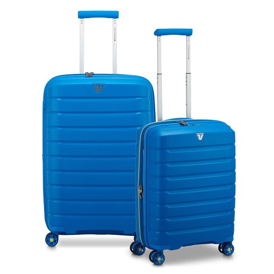 Roncato B-Flying 4 ruote Set di valigie 2 pezzi con piega di espansione