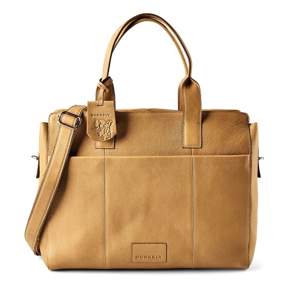 Burkely Soft Skylar Borsa shopper Vera Pelle 40 cm Vano porta PC