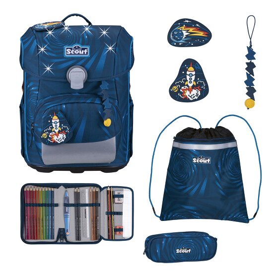 Scout Neo LED Set di borse per la scuola 8 pezzi