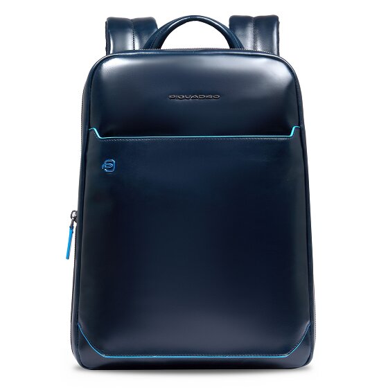 Piquadro Blue Square Zaino da giorno Protezione RFID Pelle 37 cm Scomparto per laptop