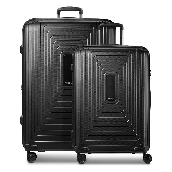 Redolz Essentials 14 4 ruote Set di valigie 2 pezzi espandibile