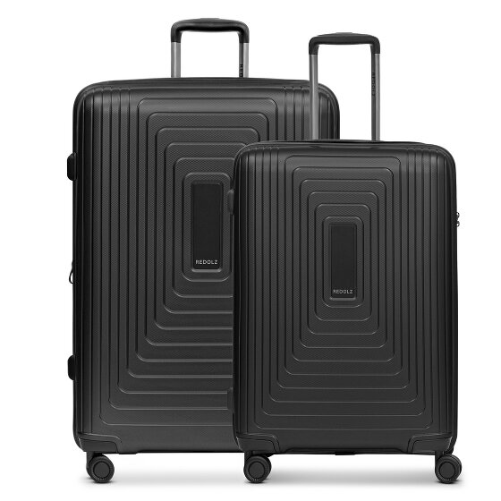 Redolz Essentials 14 4 ruote Set di valigie 2 pezzi con piega di espansione