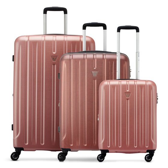 Roncato Kinetic 2.0 4 ruote Set di valigie 3 pezzi con piega di espansione