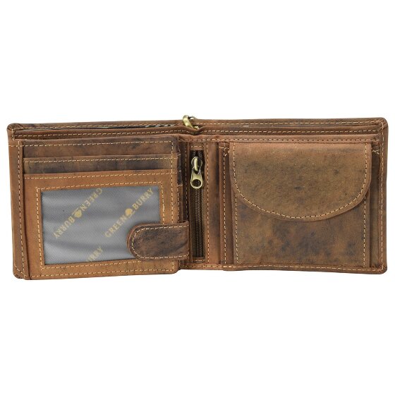 Greenburry Portafoglio vintage in pelle 12 cm
