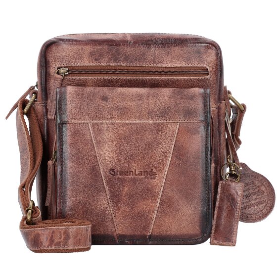 Greenland Nature Mascu & Line Borsa a tracolla Pelle 25 cm
