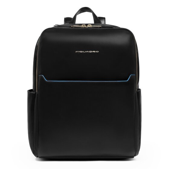 Piquadro Blue Square Zaino da giorno Protezione RFID Pelle 37 cm Scomparto per laptop