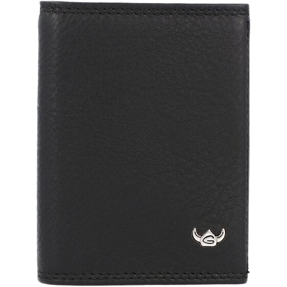 Golden Head Polo Porta carte di credito in pelle 7 cm