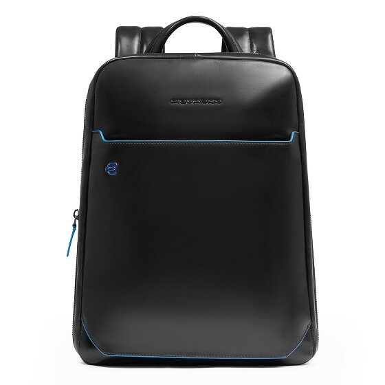 Piquadro Blue Square Zaino da giorno Protezione RFID Pelle 37 cm Scomparto per laptop