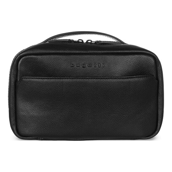 bugatti Black Borsa da toilette Pelle 21 cm