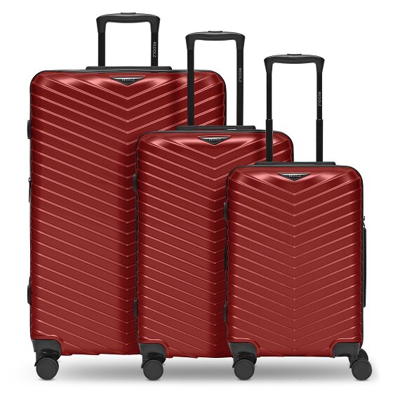 Redolz Essentials 18 4 ruote Set di valigie 3 pezzi con piega di espansione