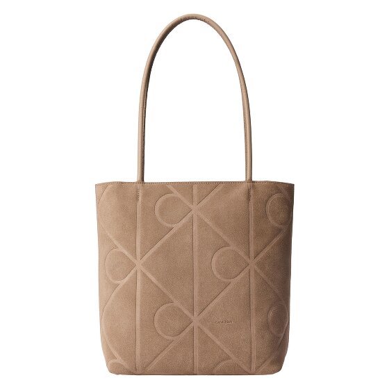 Calvin Klein Emblem AOP Borsa shopper Pelle 32 cm