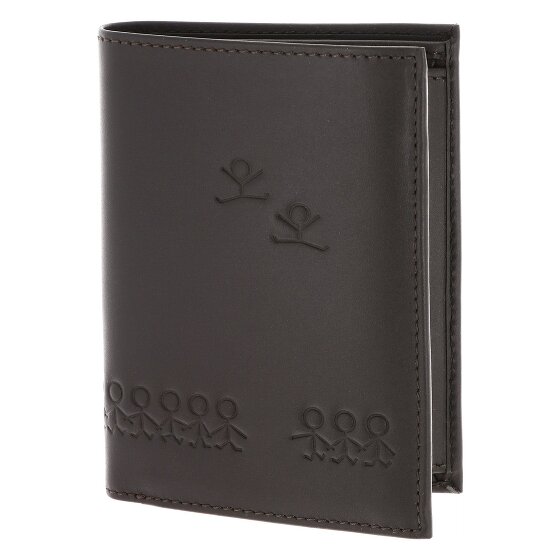 oxmox Leather Portafoglio Protezione RFID Vera Pelle 10 cm