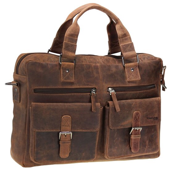 Greenland Nature Montana Cartella in pelle 43 cm Scomparto per computer portatile