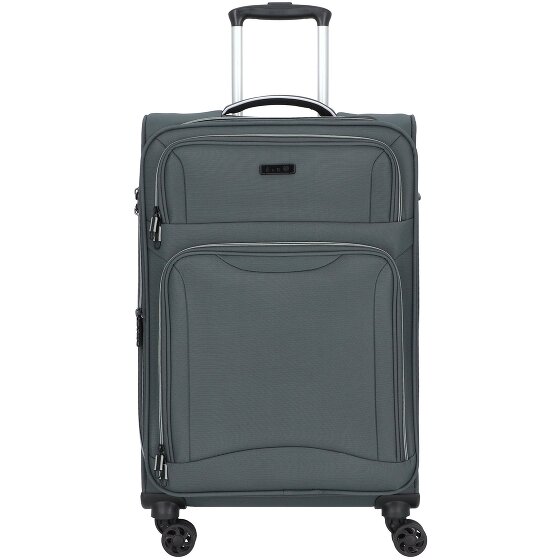 d&n Travel Line 9204 4 ruote Carrello M 66 cm con piega di espansione