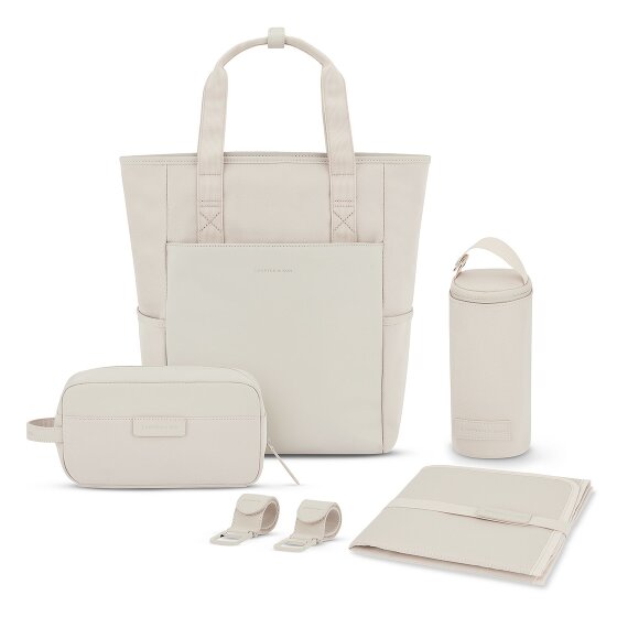 Kapten & Son Set di borse fasciatoio Lindby 4 pezzi con scomparto per laptop