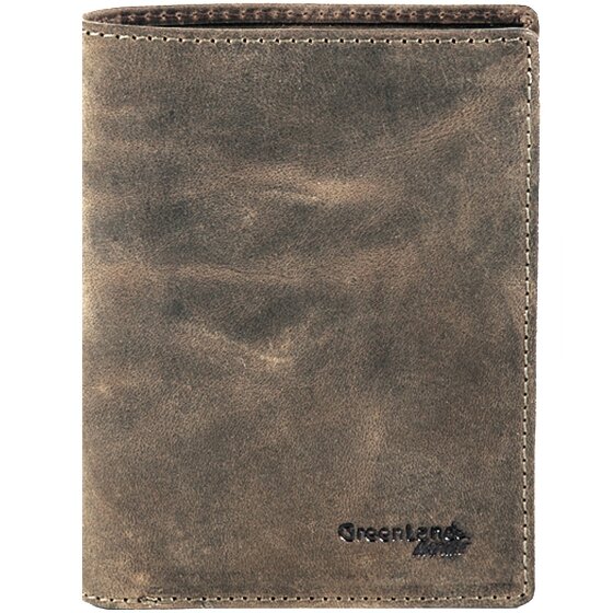 Greenland Nature Portafoglio Stone I in pelle 9,5 cm