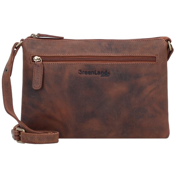 Greenland Nature Montenegro Borsa a tracolla RFID in pelle 28 cm