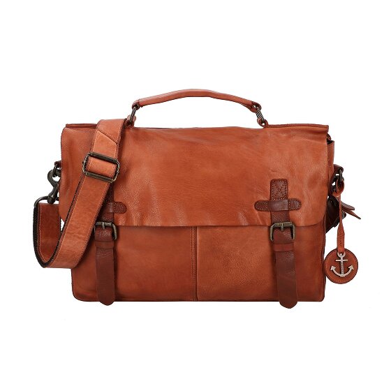 Harbour 2nd Ashton Messaggero Vera Pelle 25 cm Vano porta PC