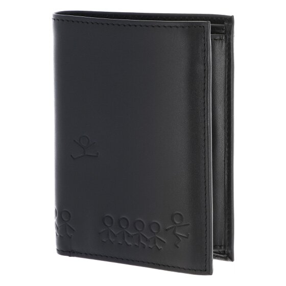 oxmox Leather Portafoglio Protezione RFID Vera Pelle 13 cm