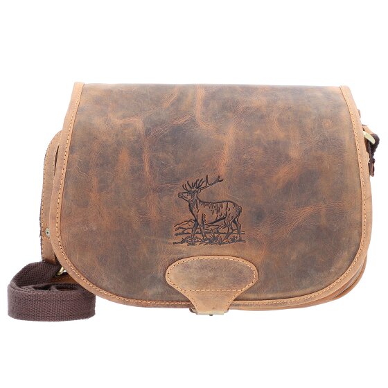 Greenburry Borsa da caccia vintage Borsa a tracolla in pelle 30 cm