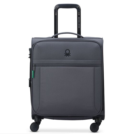 Delsey Paris x United Colors of Benetton BE Trolley da cabina a 4 ruote da 55 cm con piega elastica