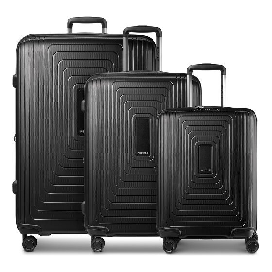 Redolz Essentials 14 4 ruote Set di valigie 3 pezzi espandibile