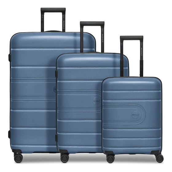 Redolz Essentials 11 4 ruote Set di valigie 3 pezzi con piega di espansione