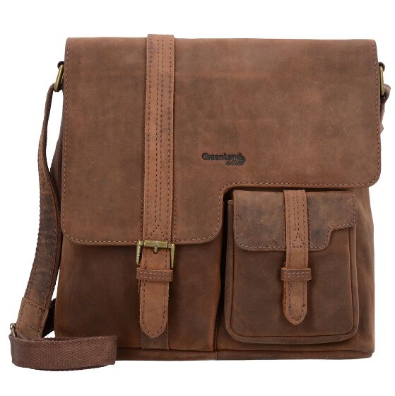 Greenland Nature Montenegro Borsa a tracolla in pelle 30 cm