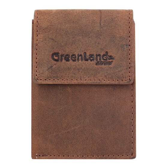 Greenland Nature Montenegro Custodia per carte di credito RFID in pelle 6,5 cm