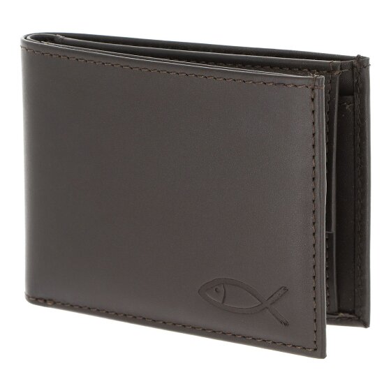 oxmox Leather Portafoglio Protezione RFID Vera Pelle 11 cm